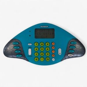 Educational Insights Math Shark Electronic Handheld Interactive Learning Game